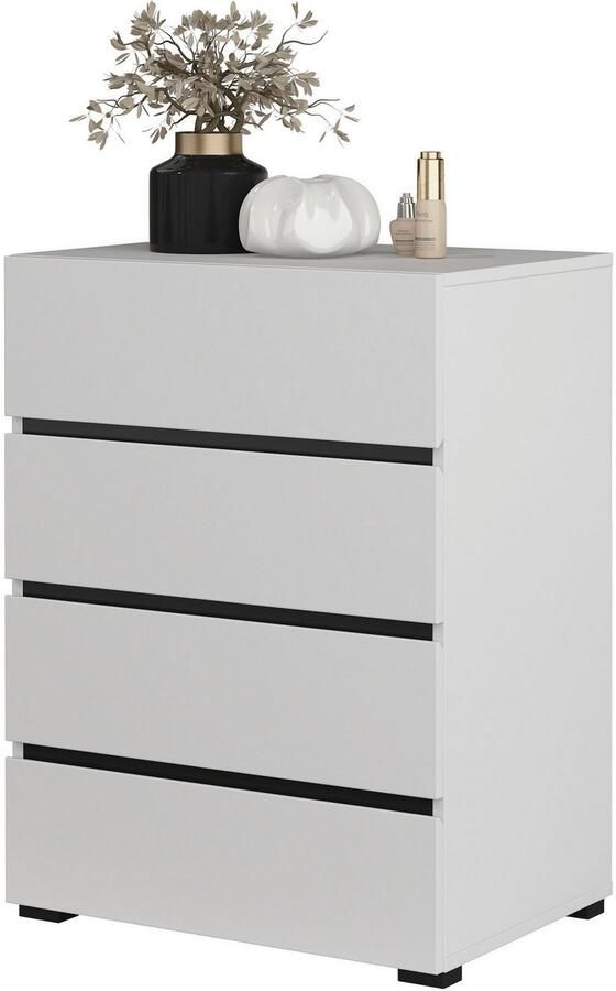 INOSIGN Kast Cross Breedte 60 cm moderne greeploze sideboard 4 lades - Foto 5