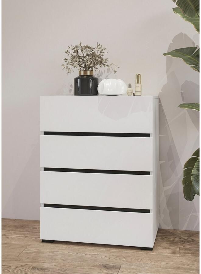 INOSIGN Kast Cross Breedte 60 cm moderne greeploze sideboard 4 lades - Foto 3