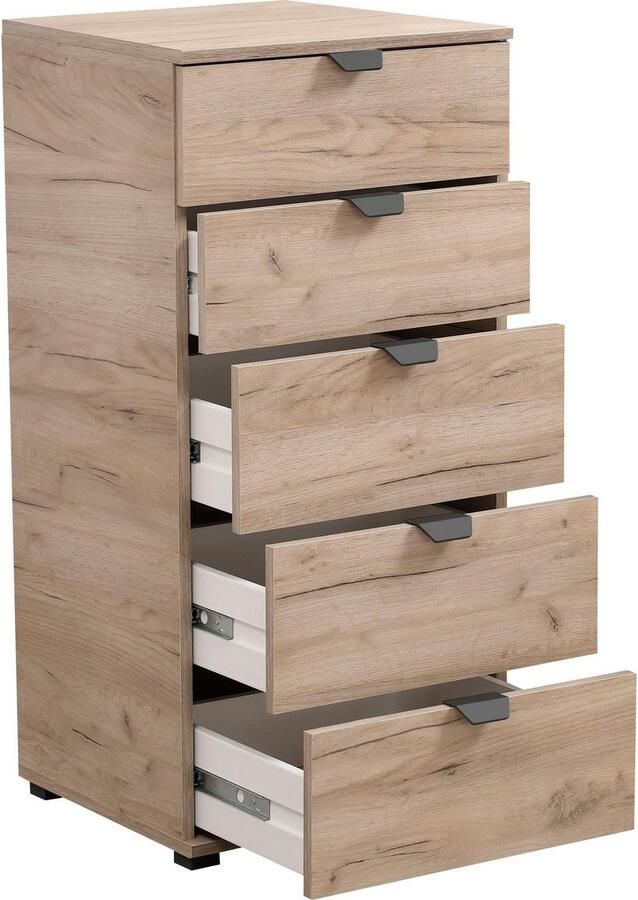 INOSIGN Kast Duero ladekast met 5 laden breedte ca. 45 cm