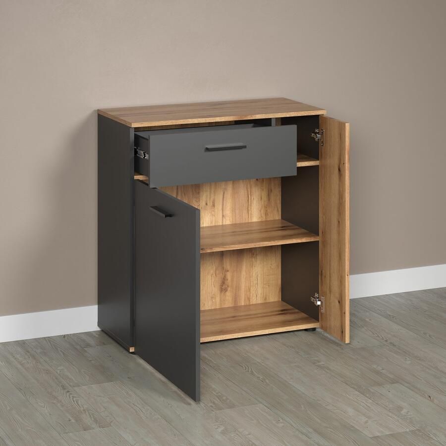 INOSIGN Kast Estepona Opbergkast voor vele ruimtes (B D H) 80 38 86 cm (1 stuk) - Foto 3