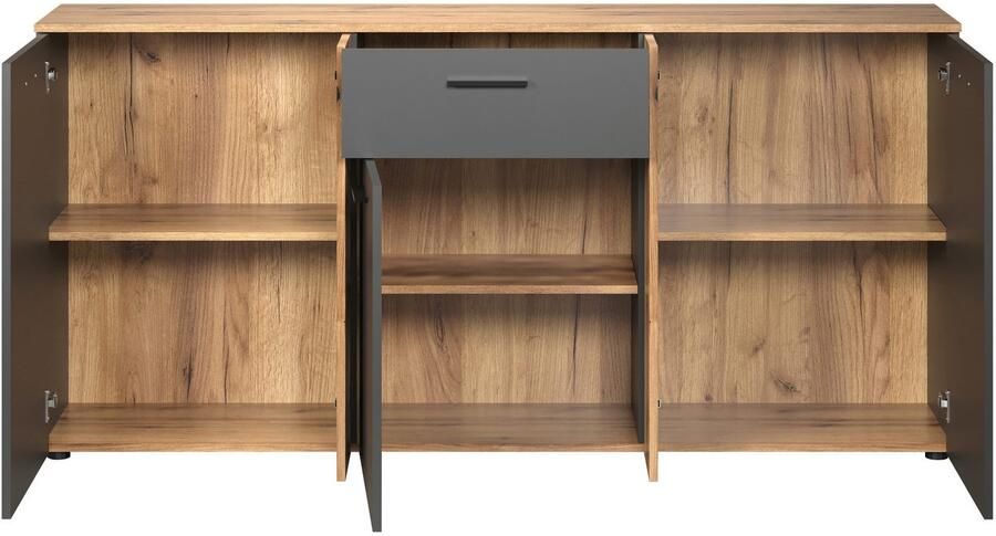 INOSIGN Kast Estepona Sideboard met aanpasbare deuren met groefontwerp - Foto 9