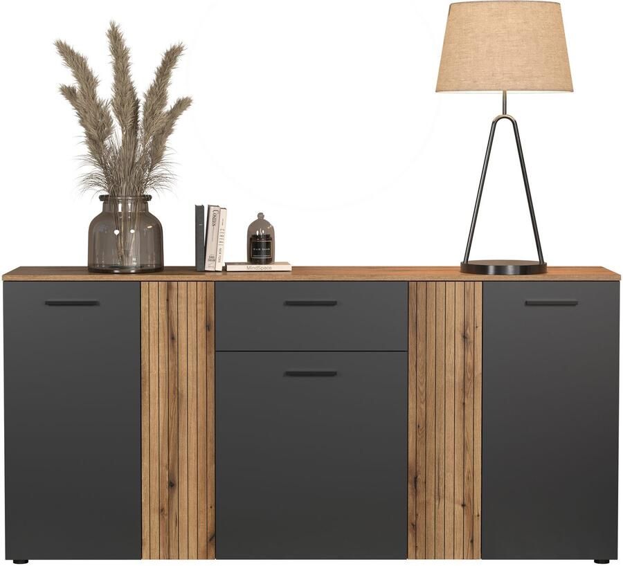 INOSIGN Kast Estepona Sideboard met aanpasbare deuren met groefontwerp - Foto 4
