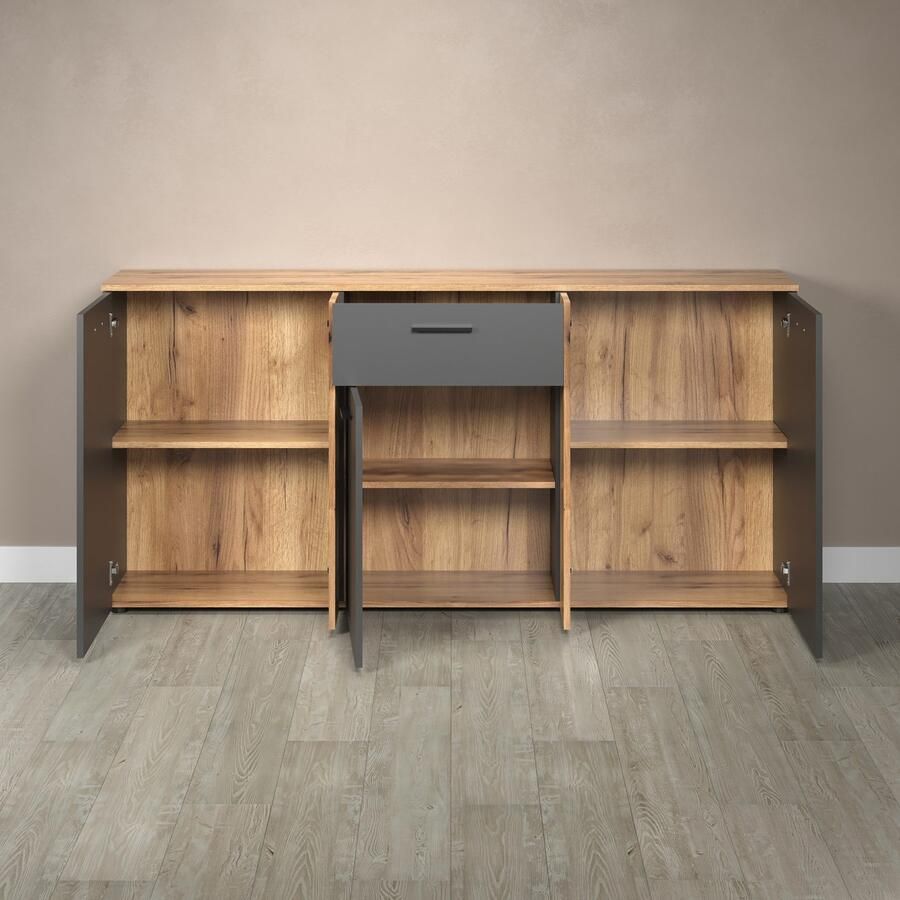 INOSIGN Kast Estepona Sideboard met aanpasbare deuren met groefontwerp - Foto 3