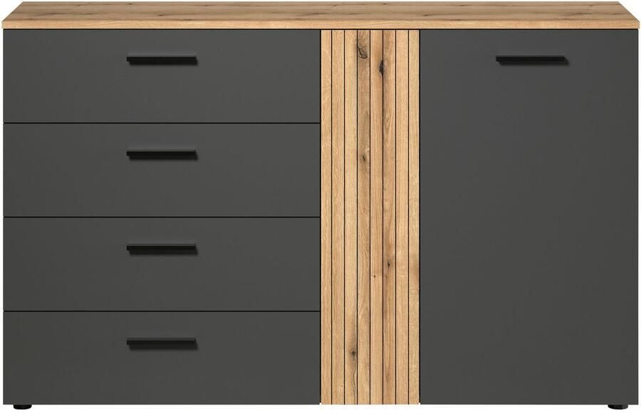 INOSIGN Kast Estepona Sideboard met volledig uittrekbare lades (B D H) 139 38 86 cm (1 stuk) - Foto 7