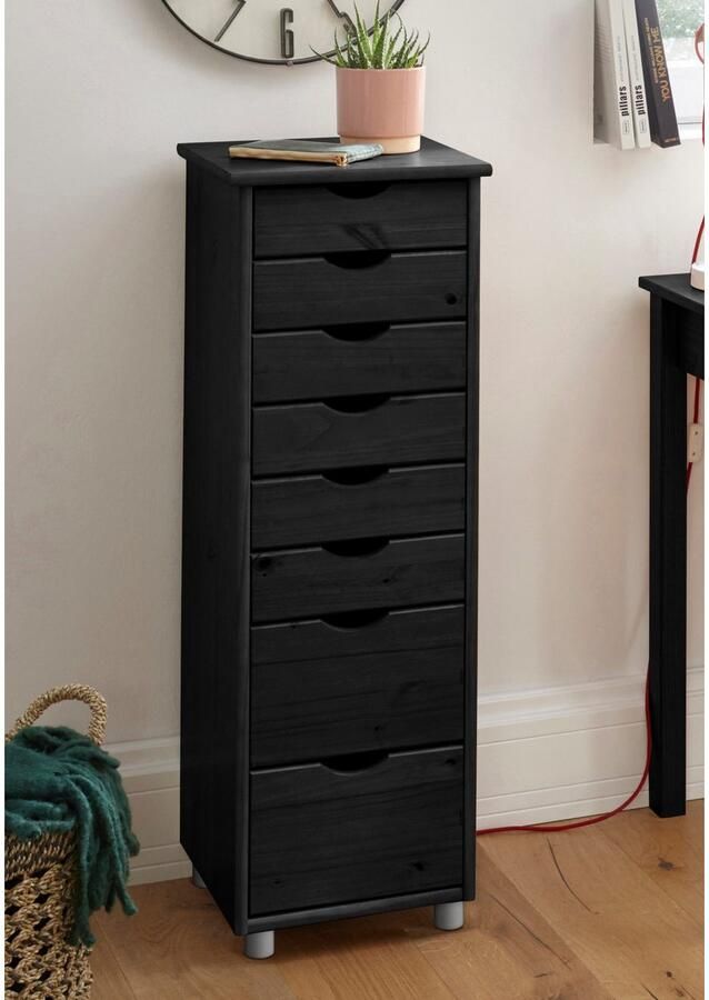 INOSIGN Kast Gava massief grenenhout met vele opbergmogelijkheden breedte 34 cm - Foto 2