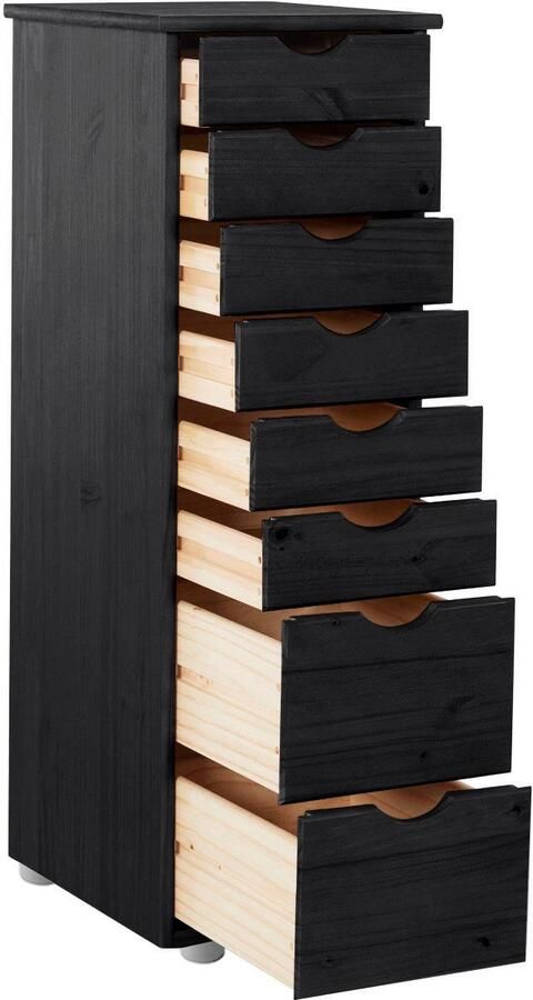 INOSIGN Kast Gava massief grenenhout met vele opbergmogelijkheden breedte 34 cm - Foto 4