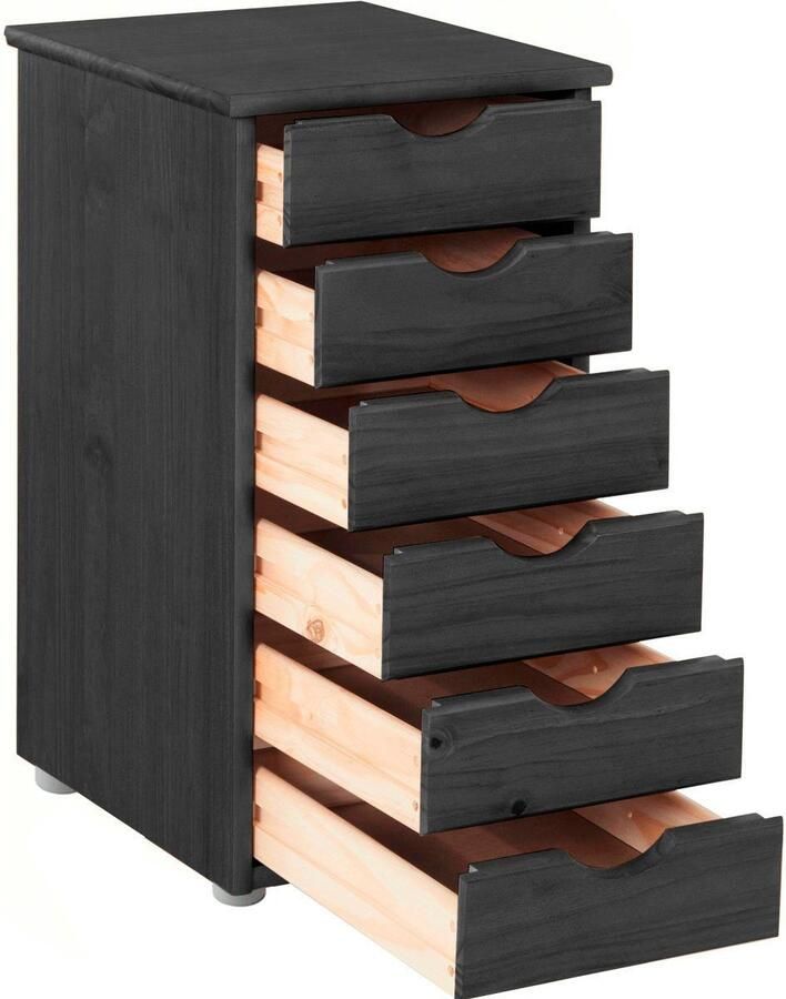 INOSIGN Kast Gava van massief grenenhout met opbergmogelijkheden breedte 39 cm - Foto 2