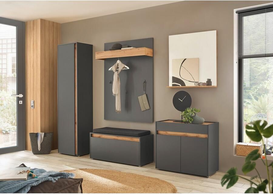 INOSIGN Halmeubelset GIRON CiTY moderne garderobe complete set met veel opbergruimte (complete set 5 stuks) - Foto 11