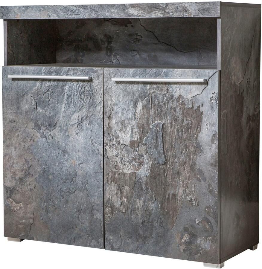 INOSIGN Kast India breedte 91cm stijlvolle dressoir met 2 deuren en open vak - Foto 2