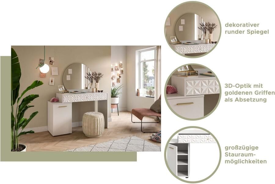 INOSIGN Kast Schoenenkast 1 lade 2 deuren 1 legplank Ornamentafscheiding Gang hal gangkast kast multifunctionele kast 2-deurs commode - Foto 5