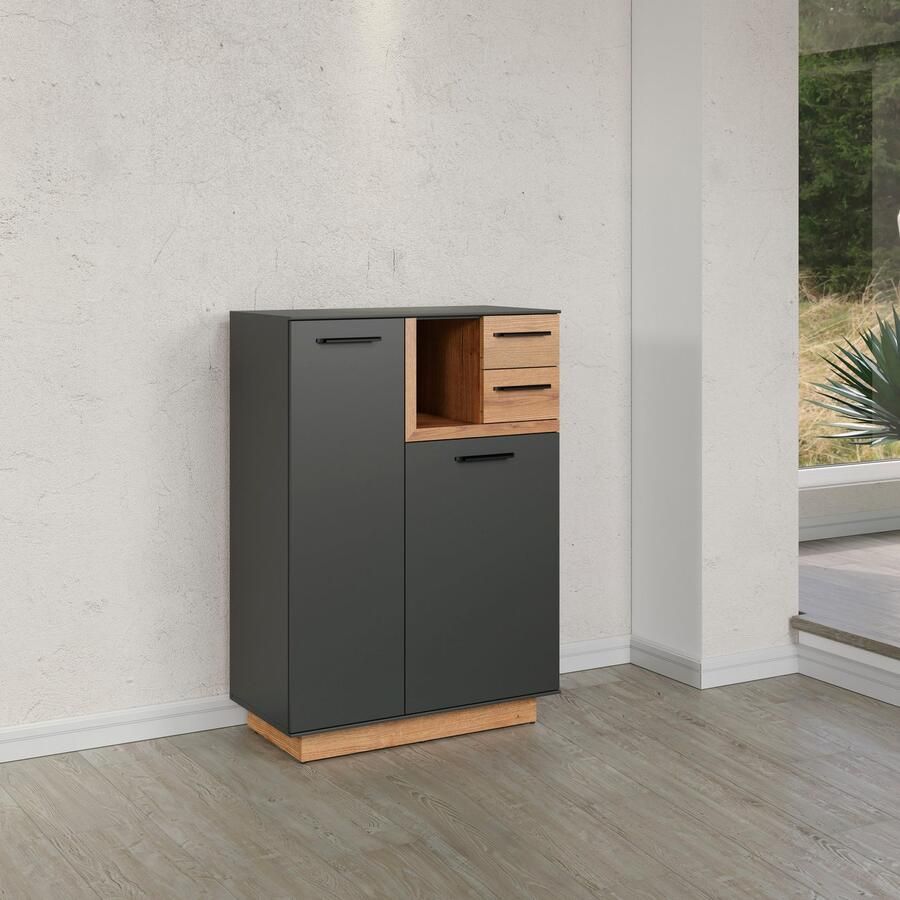 INOSIGN Kast Premont Afm. BxHxD ca.: 80x113x40 cm soft-closetechniek kapstokken schoenenkast (1 stuk) - Foto 3