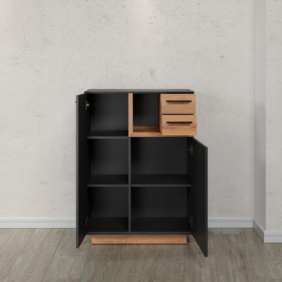 INOSIGN Kast Premont Afm. BxHxD ca.: 80x113x40 cm soft-closetechniek kapstokken schoenenkast (1 stuk) - Foto 4