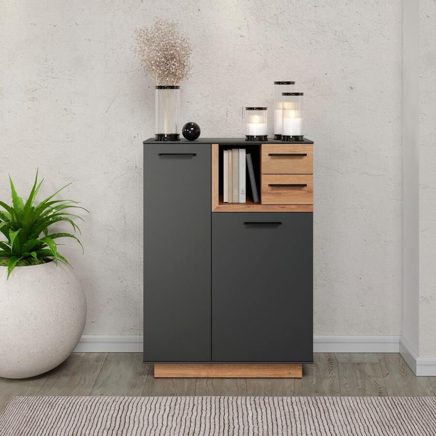 INOSIGN Kast Premont Afm. BxHxD ca.: 80x113x40 cm soft-closetechniek kapstokken schoenenkast (1 stuk) - Foto 5