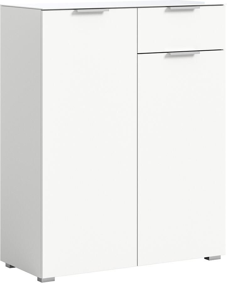 INOSIGN Kast Raio Breedte 90 cm 2 deuren 1 lade Bovenblad met glasplaat - Foto 7