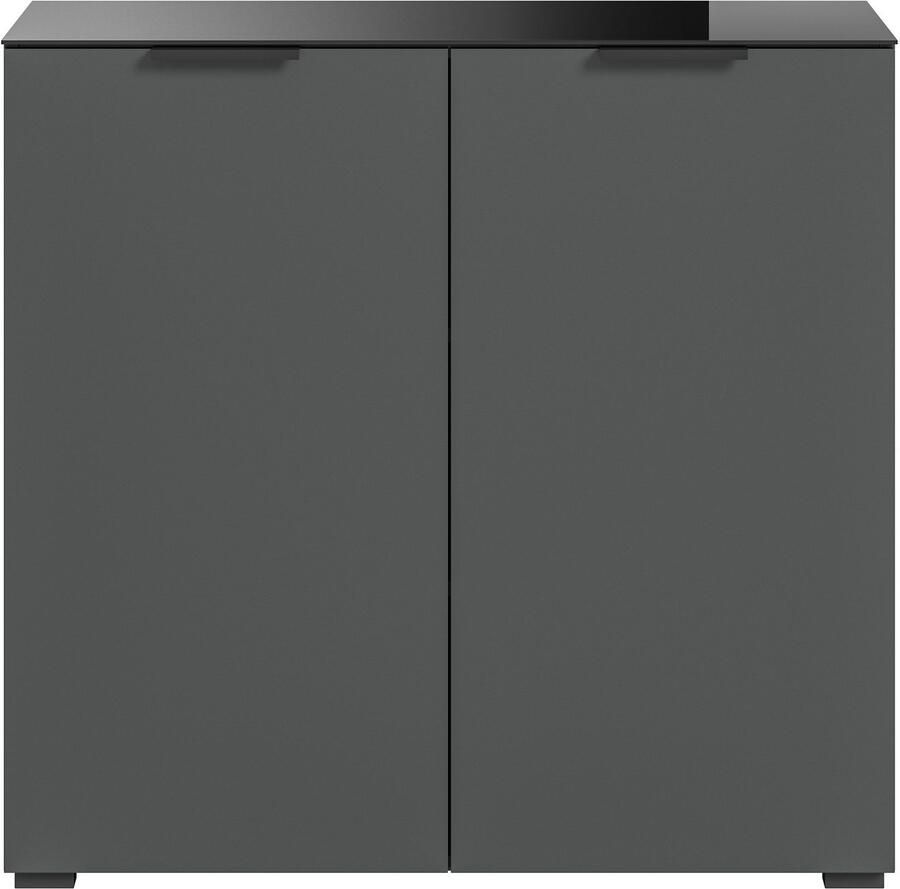 INOSIGN Kast Raio Breedte 90 cm 2 deuren 2 legplanken Bovenblad met glasplaat - Foto 2