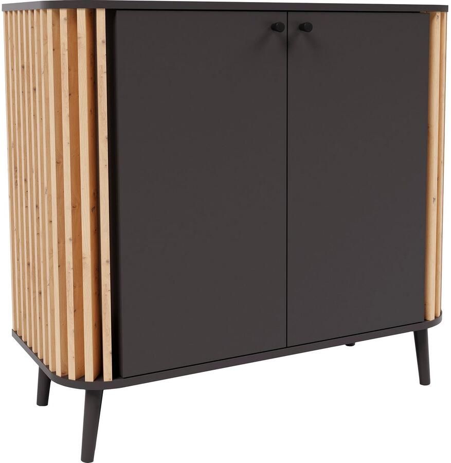 INOSIGN Kast Stavanger Breedte 92 cm Paneel-stokjes-uitstraling 2 Deuren 2 Vakken (1 stuk)