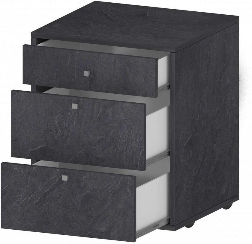 INOSIGN Kastje op wieltjes Eet met 3 laden ladeblok met wielen hoogte 61 cm (1 stuk)