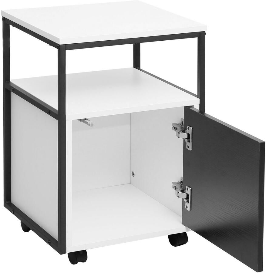 INOSIGN Kastje op wieltjes Korpo Metalen frame push-to-open vergrendelbare wielen breedte 40 cm - Foto 2