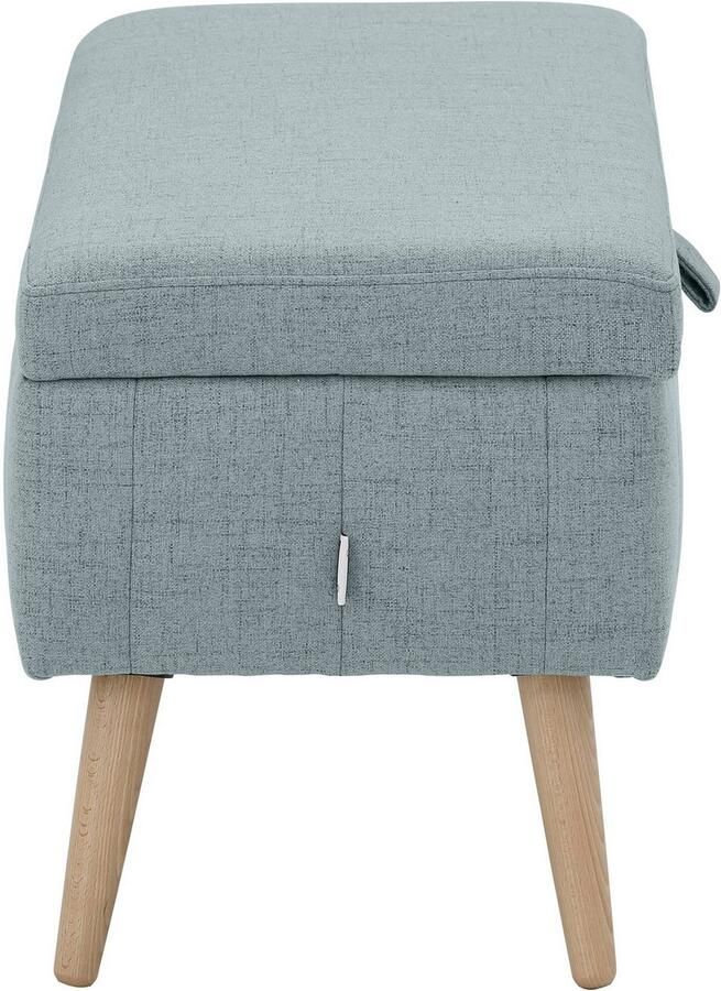 INOSIGN Kistbank AMIRA met opbergvak in 3 stofkwaliteiten met fijne stiksels - Foto 4