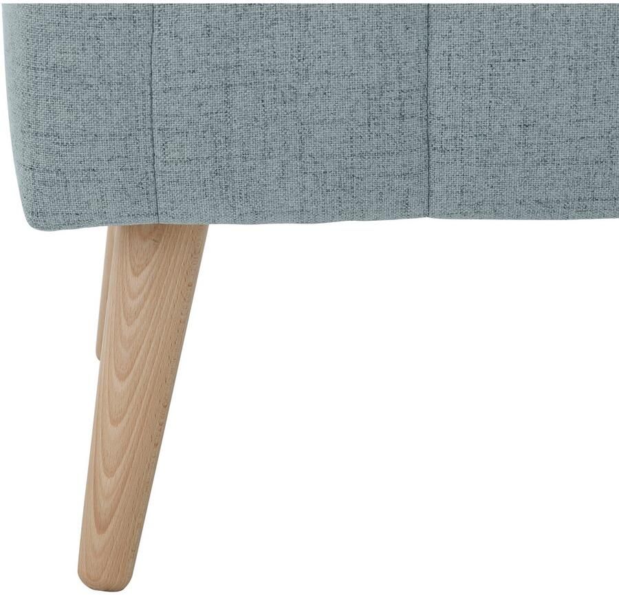 INOSIGN Kistbank AMIRA met opbergvak in 3 stofkwaliteiten met fijne stiksels