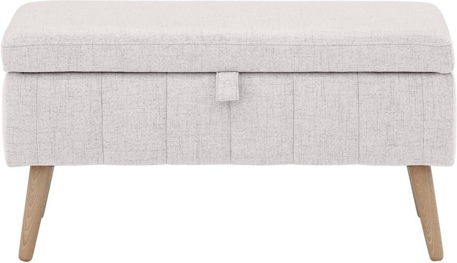 INOSIGN Kistbank AMIRA met opbergvak in 3 stofkwaliteiten met fijne stiksels - Foto 8