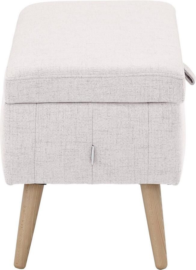 INOSIGN Kistbank AMIRA met opbergvak in 3 stofkwaliteiten met fijne stiksels - Foto 3