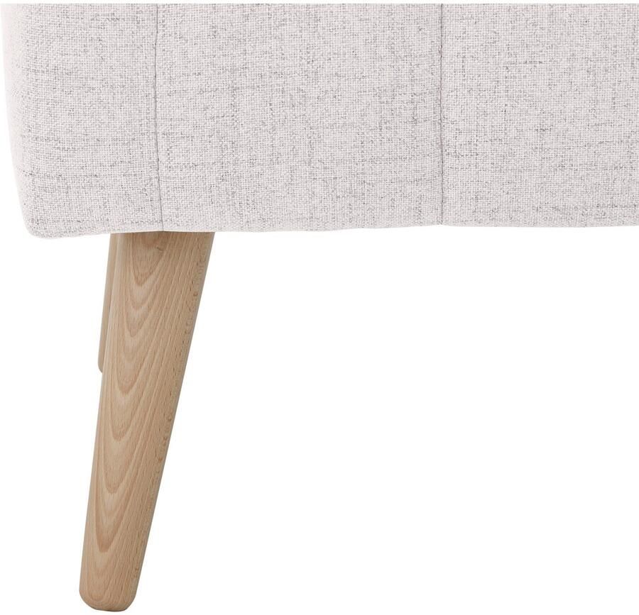 INOSIGN Kistbank AMIRA met opbergvak in 3 stofkwaliteiten met fijne stiksels