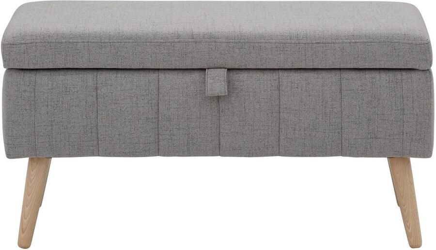 INOSIGN Kistbank AMIRA met opbergvak in 3 stofkwaliteiten met fijne stiksels - Foto 9