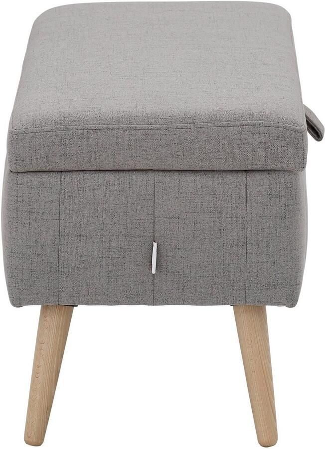 INOSIGN Kistbank AMIRA met opbergvak in 3 stofkwaliteiten met fijne stiksels - Foto 4