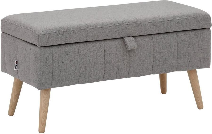 INOSIGN Kistbank AMIRA met opbergvak in 3 stofkwaliteiten met fijne stiksels - Foto 8