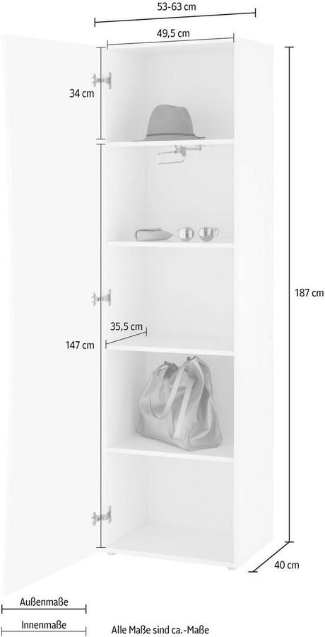 INOSIGN Kledingkast Arco - Foto 5