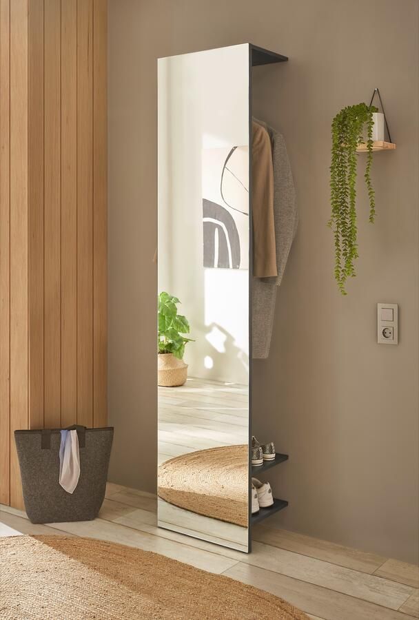 INOSIGN Kledingkast GiRON CiTY kast met spiegeldeur moderne kledingkast met kledingstang modern design aan beide zijden geopend 50 cm breed - Foto 6