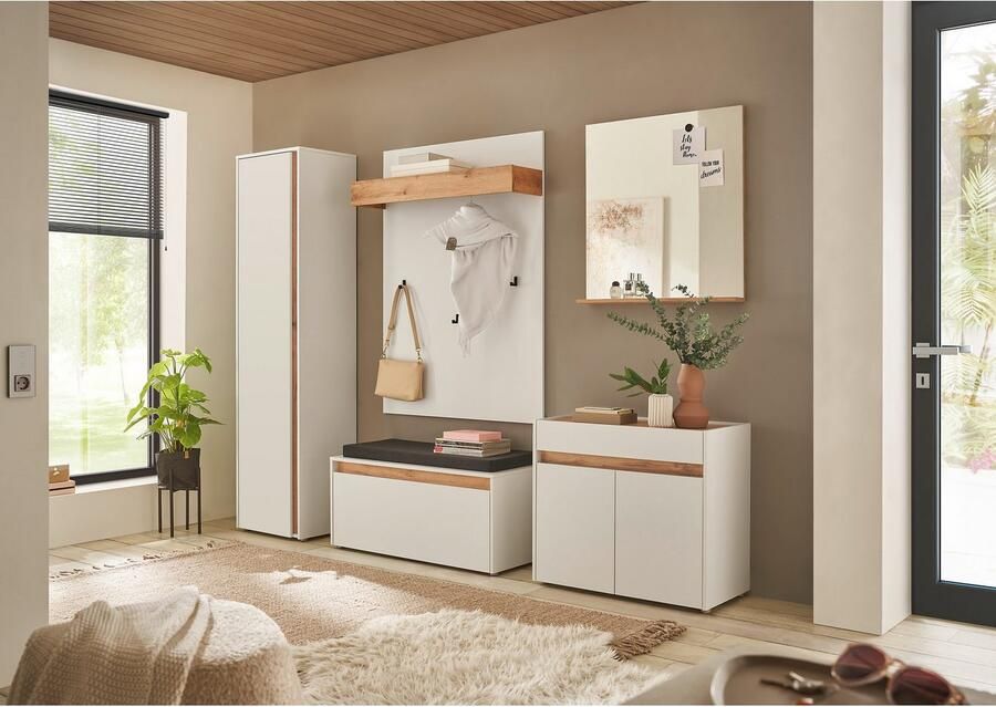 INOSIGN Kast GiRON CiTY kast in vier kleuren modern dressoir commode in twee kleuren verkrijgbaar 2 deuren 1 lade 80 cm breed - Foto 6