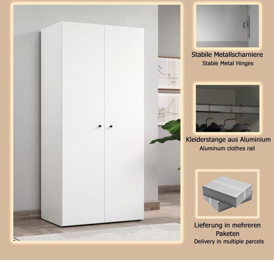 INOSIGN Kledingkast Jersey slaapkamer kast garderobe bestseller kast - Foto 4