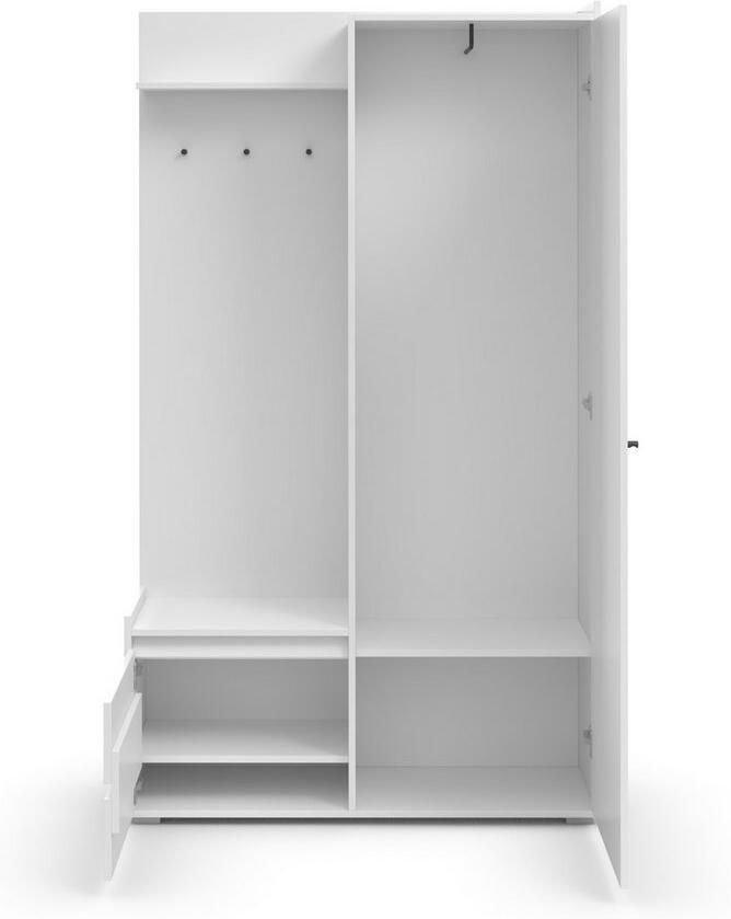 INOSIGN Kledingkast Kosmo met spiegel afmetingen 118 x 30 cm hoogte 190 cm breedte 110 cm