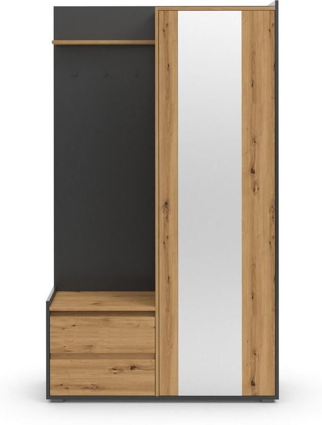 INOSIGN Kledingkast Kosmo met spiegel afmetingen 118 x 30 cm hoogte 190 cm breedte 110 cm - Foto 3