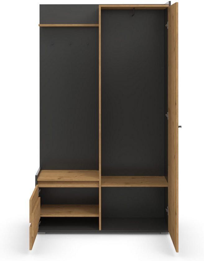 INOSIGN Kledingkast Kosmo met spiegel afmetingen 118 x 30 cm hoogte 190 cm breedte 110 cm