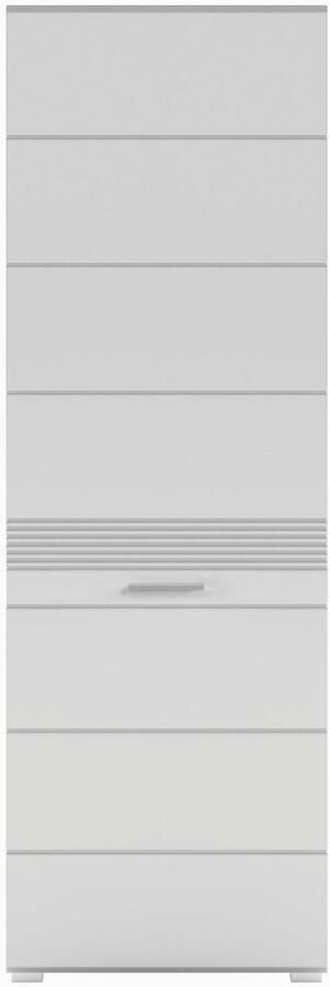 INOSIGN Kledingkast Malmö Hoogte 190 cm 1 Deur 3 Planken 1 Kledingstang Deurdrager verwisselbaar hoogwaardige MDF voorkant met groeffrezen - Foto 9