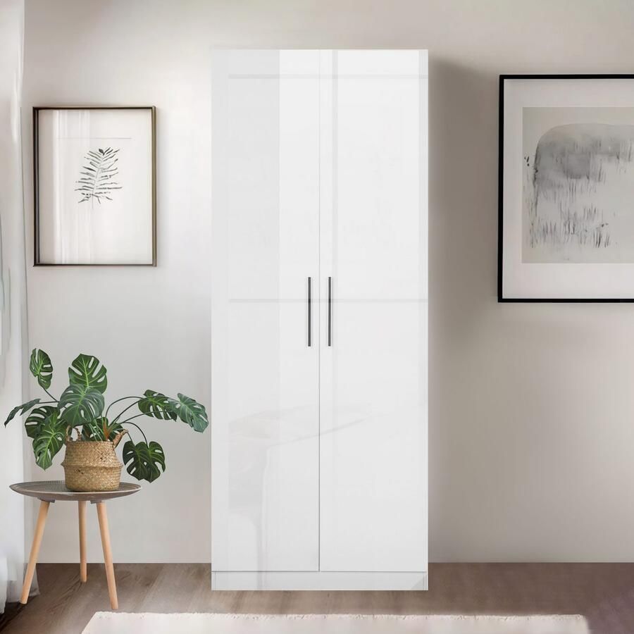 INOSIGN Kledingkast Sylt slaapkamerkast garderobe kast bestseller hoogglans Draai-deur kast met perfecte binneninrichting breedte 800 cm