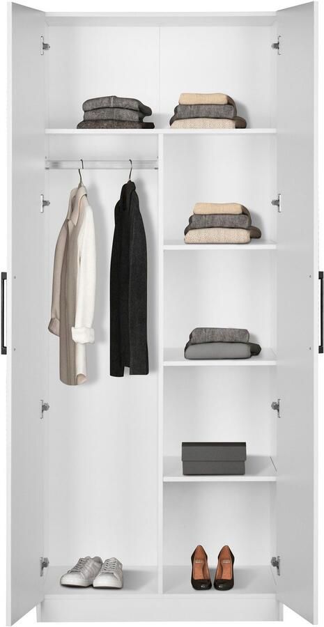 INOSIGN Kledingkast Sylt slaapkamerkast garderobe kast bestseller hoogglans Draai-deur kast met perfecte binneninrichting breedte 800 cm - Foto 4