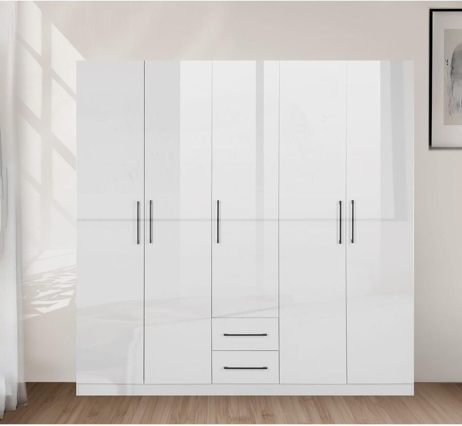 INOSIGN Kledingkast Sylt slaapkamerkast garderobe kast TOPSELLER in hoogglans wit - Foto 3