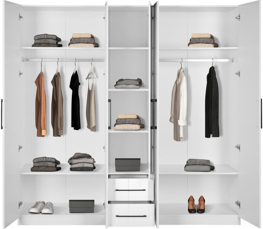 INOSIGN Kledingkast Sylt slaapkamerkast garderobe kast TOPSELLER in hoogglans wit - Foto 5