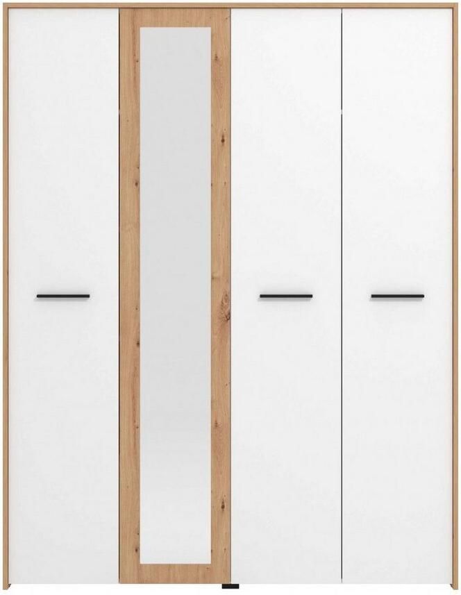 INOSIGN Kledingkast Varadero 2 moderne kleurcombinaties met zwarte handgrepen met 1 spiegeldeur in de breedtes 119 en 157 cm fsc-gecertificeerd - Foto 5