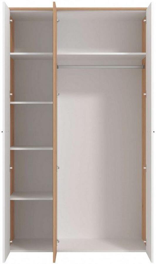 INOSIGN Kledingkast Varadero 2 moderne kleurcombinaties met zwarte handgrepen met 1 spiegeldeur in de breedtes 119 en 157 cm fsc-gecertificeerd - Foto 3