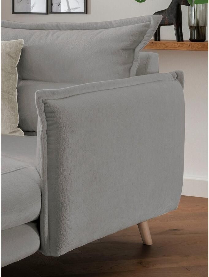 INOSIGN Loveseat LAZIO moderne fauteuil met een comfortabele bekleding 2 stuks decoratieve sierkussens - Foto 3