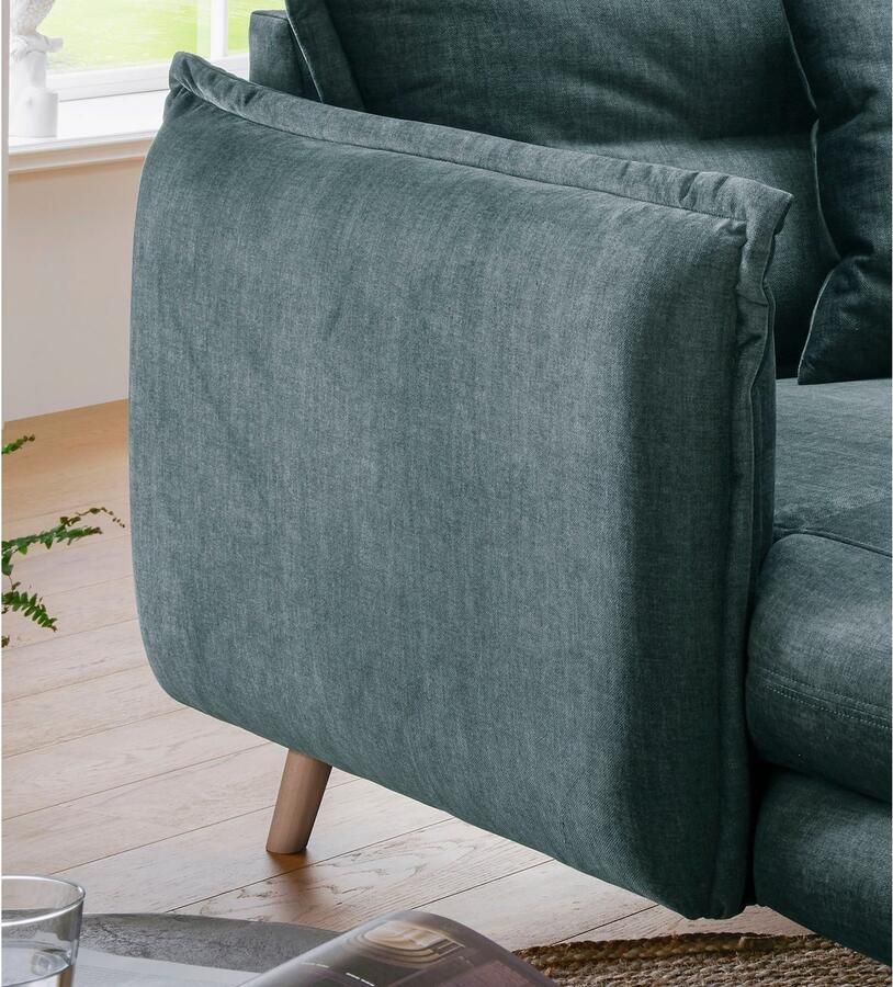 INOSIGN Loveseat LAZIO moderne fauteuil met een comfortabele bekleding 2 stuks decoratieve sierkussens - Foto 2