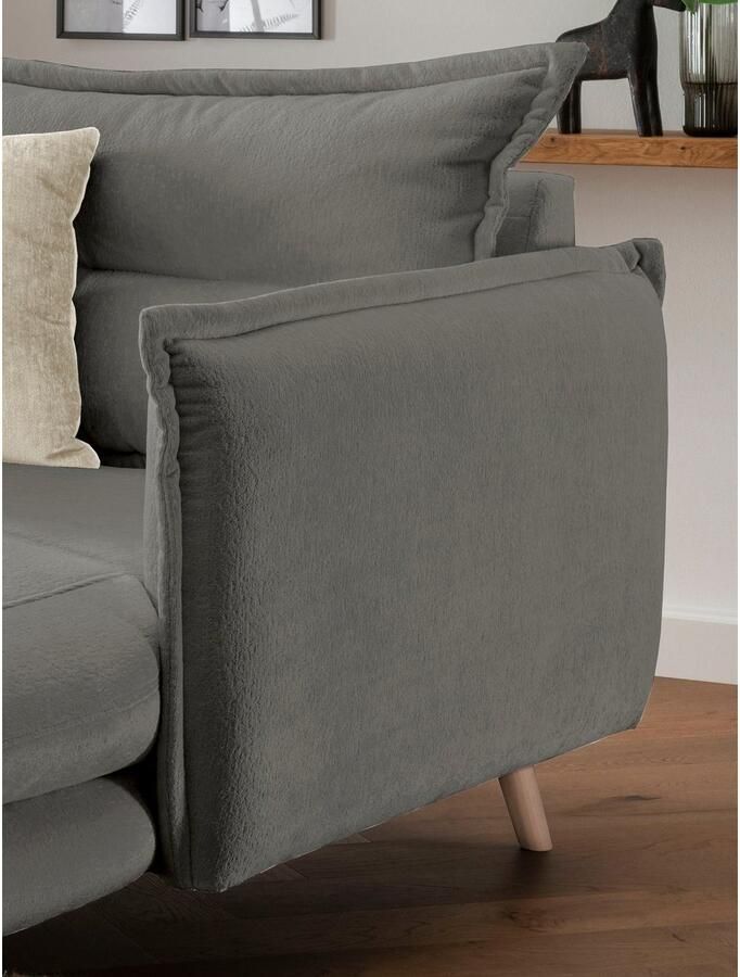 INOSIGN Loveseat LAZIO moderne fauteuil met een comfortabele bekleding 2 stuks decoratieve sierkussens - Foto 4