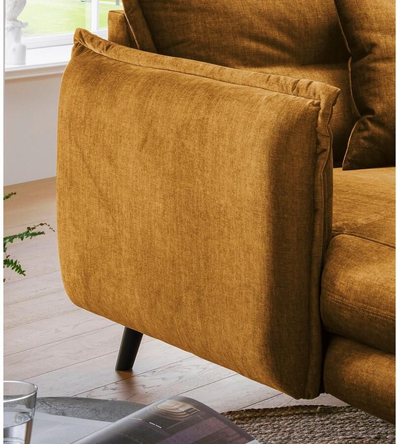 INOSIGN Loveseat LAZIO moderne fauteuil met een comfortabele bekleding 2 stuks decoratieve sierkussens