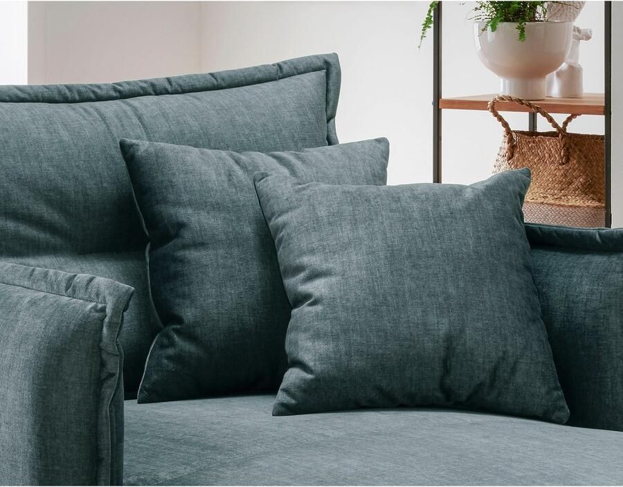 INOSIGN Loveseat LAZIO moderne fauteuil met een comfortabele bekleding 2 stuks decoratieve sierkussens - Foto 4