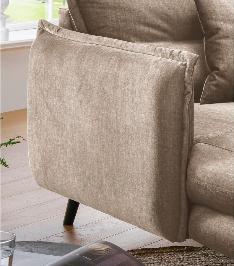 INOSIGN Loveseat LAZIO moderne fauteuil met een comfortabele bekleding 2 stuks decoratieve sierkussens - Foto 2